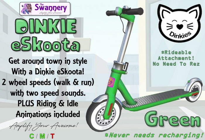 Dinkie eSkoota FF2025 - Green
