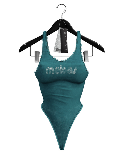 Rowne.Axelle Basic Bodysuit - Sea