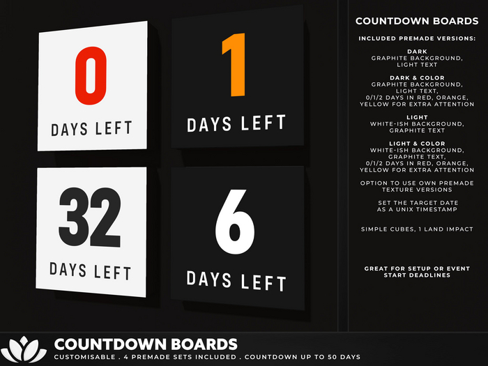 [BL] Countdown Board 3.0
