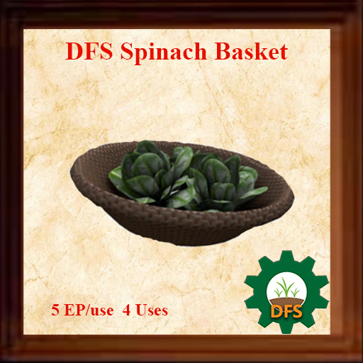 DFS Spinach Basket [Actual Product]