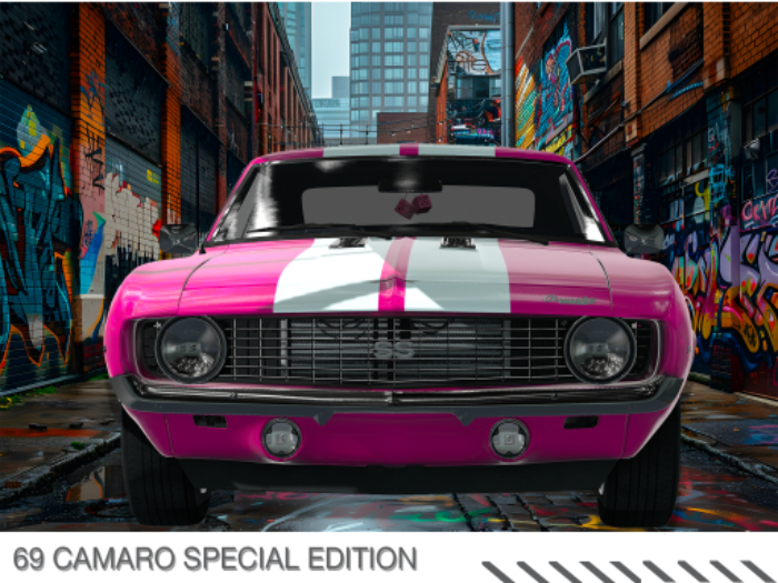 DHDW - 69 PINK CAMARO SPECIAL EDITION