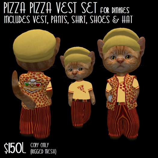 PIZZA PIZZA VEST SET