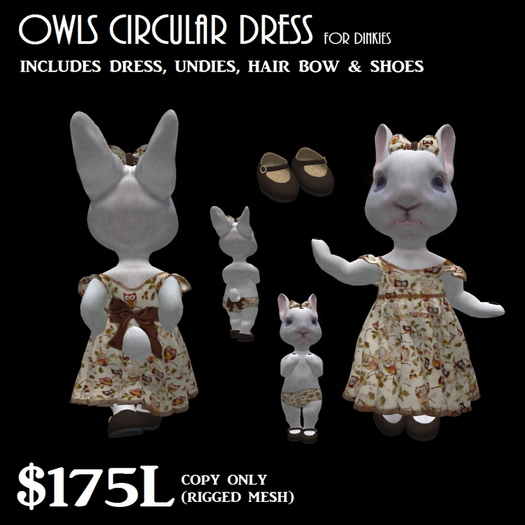 OWLS CIRCULAR DRESS