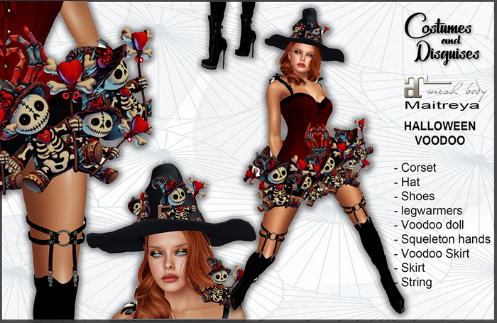 HALLOWEEN VOODOO COMPLET OUTFIT