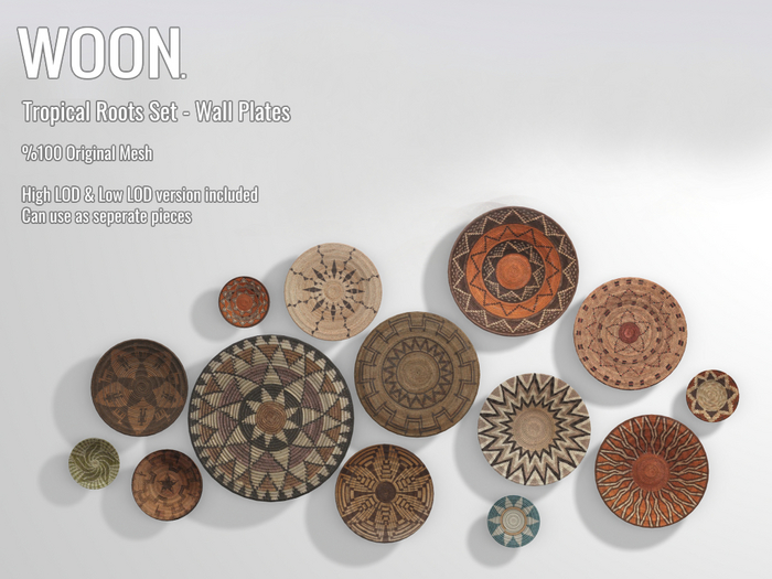WOON. - Tropical Roots - Wall Plate