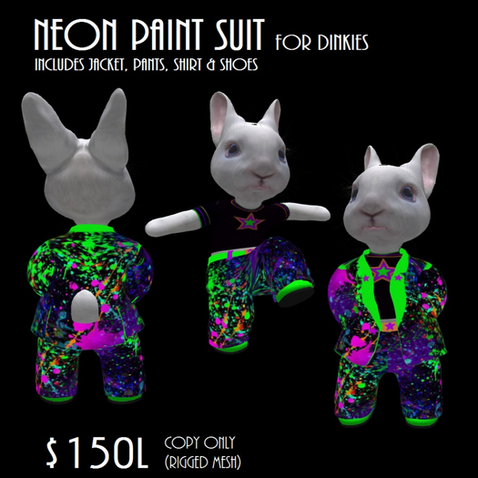 NEON PAINT JACKET SET
