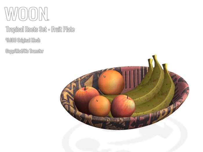 WOON. - Tropical Roots - Fruit Plate