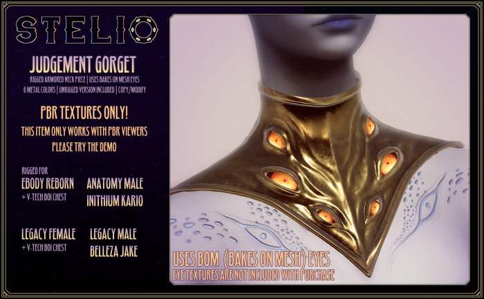 [Stelio] Judgement Gorget