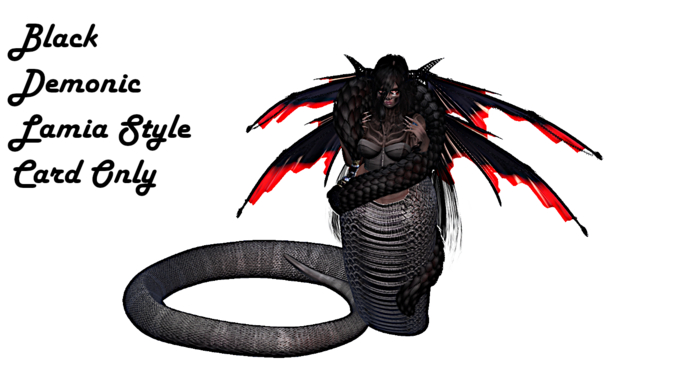 Black Demonic Lamia [ Style Card Only ]