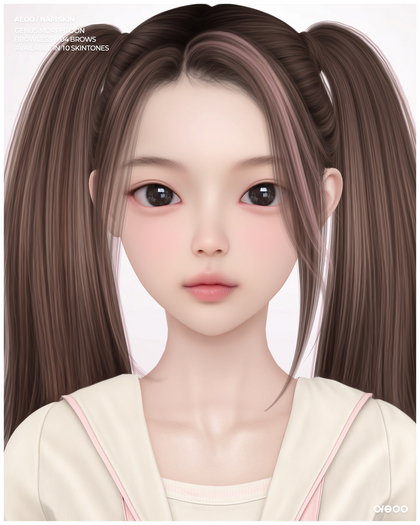 "aeoo" napi skin - porcelain