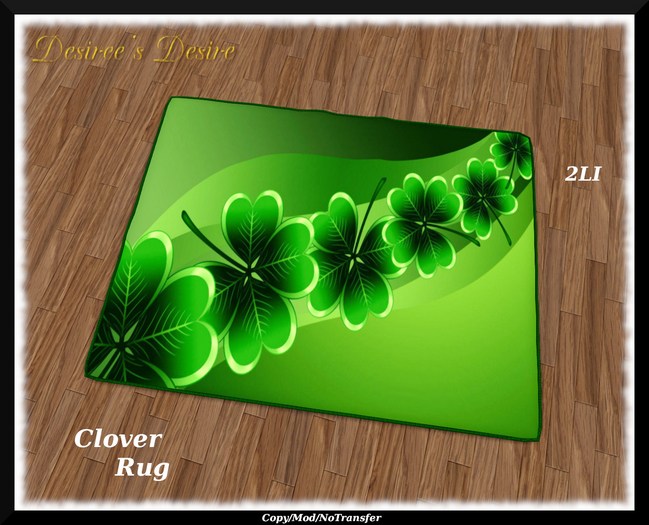 ::::Desiree's Desire::::  Clover Rug
