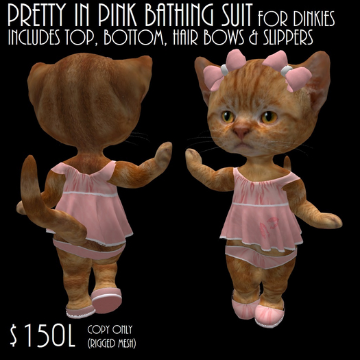 PRETTY IN PINK BATHING SUIT