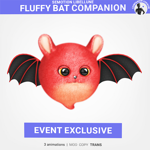 SEmotion Libellune Fluffy Bat Companion EXCLUSIVE