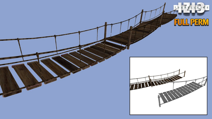 Mesh Rope Bridge - Full Perm (Multi-Impact Set)