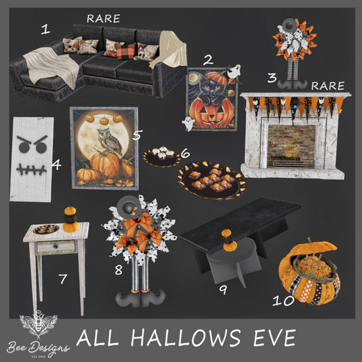 Bee Designs All Hallows eve - Full Set