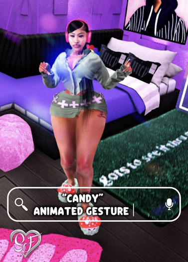 SF- Candy Animated Gesture