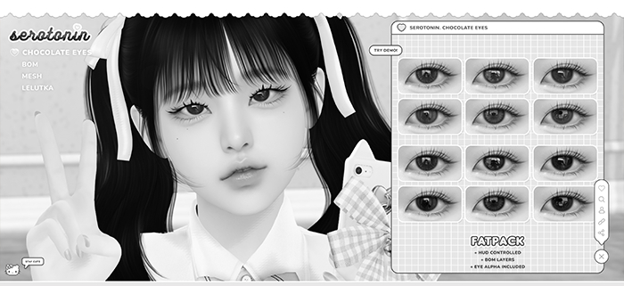 serotonin. chocolate eyes : demo