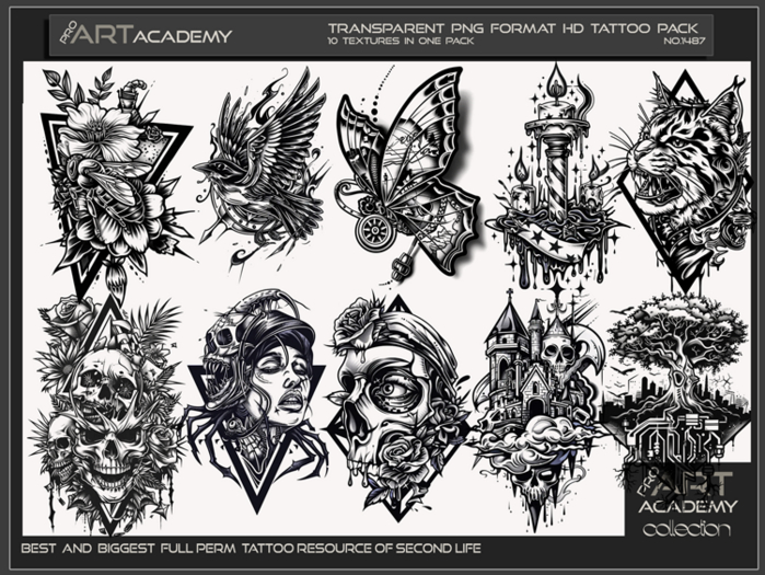 @PAA - Tattoo Texture Pack 1487
