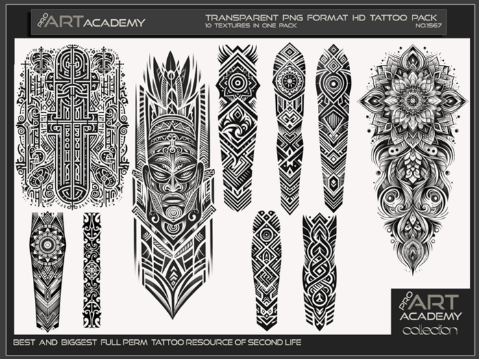 @PAA - Tattoo Texture Pack 1567