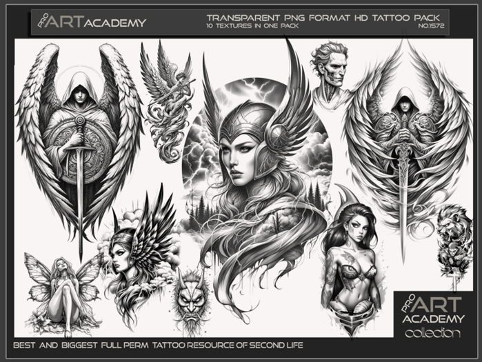 @PAA - Tattoo Texture Pack 1572