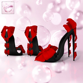 Black Red Bow Heels Legacy