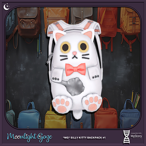 *MG* Silly Kitty Backpack 1 ADD