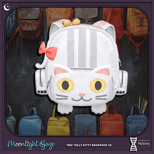 *MG* Silly Kitty Backpack 2 ADD