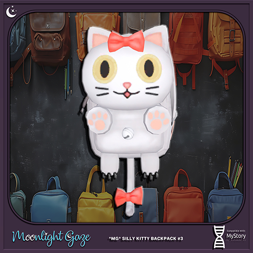 *MG* Silly Kitty Backpack 3 ADD