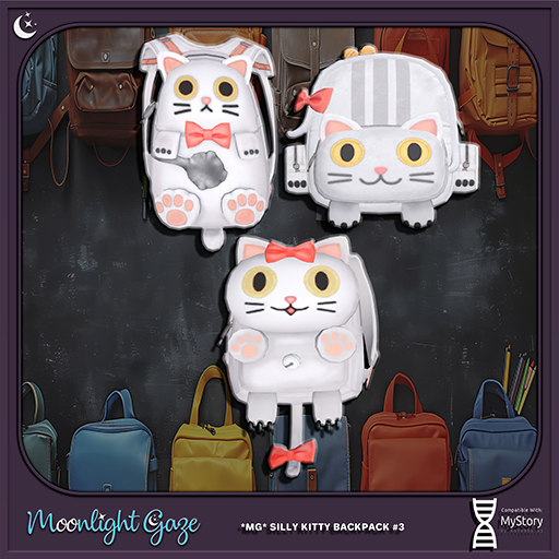 *MG* Silly Kitty Backpack Fatpack ADD
