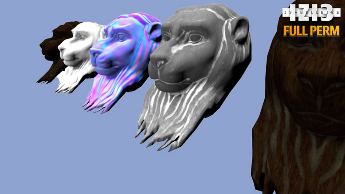 Mesh Lion Element Full Perm isabelleize 1 impact