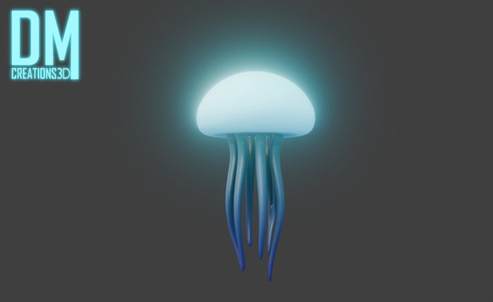 Jellyfish Lamp Full Perm Mesh