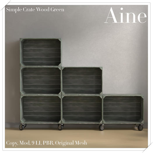 Aine - Simple Crates Green (ADD)