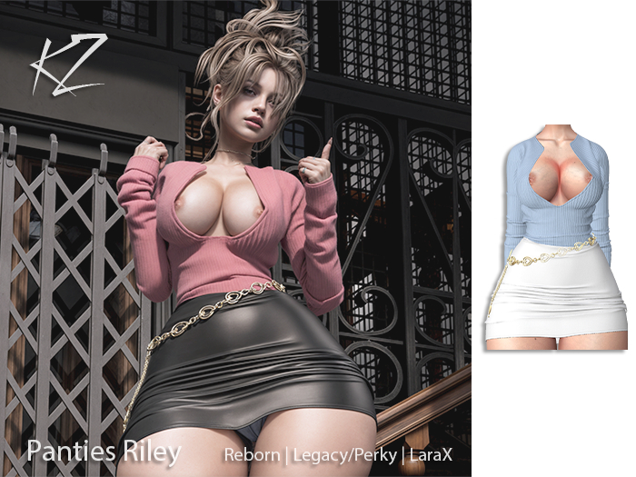 KZ Dress Riley Sky/White