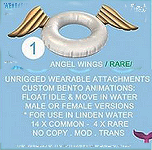 1. What Next - Men's Wearable Angel Wings Float RARE