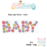ZLD baby sigh flower - collor