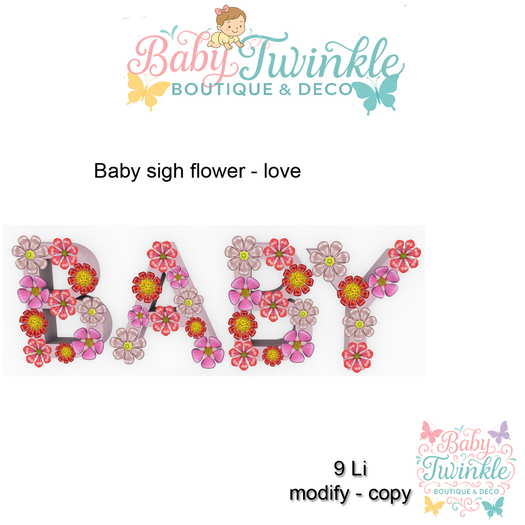ZLD baby sigh flower - love