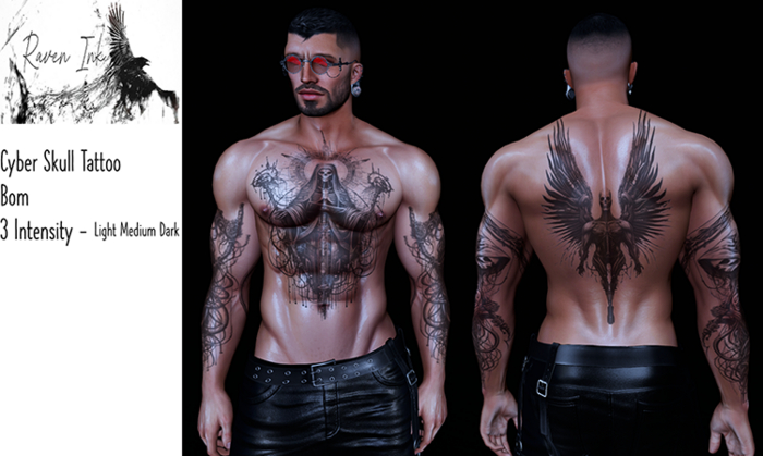 .:RaVen Ink:. Cyber Skull