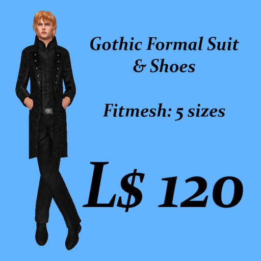 Gothic Formal Suit & Shoes
