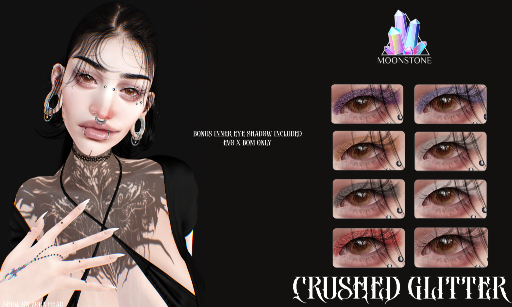 Moonstone. Crushed Glitter