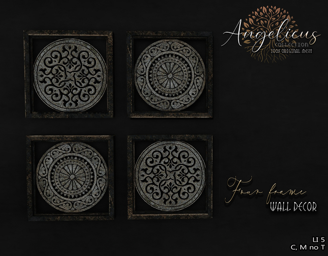 .AngelicUs. Four frame wall decor