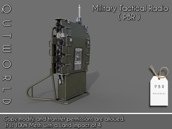 .::QUTWORLDT Military Tactical Radio_PBR::.FP