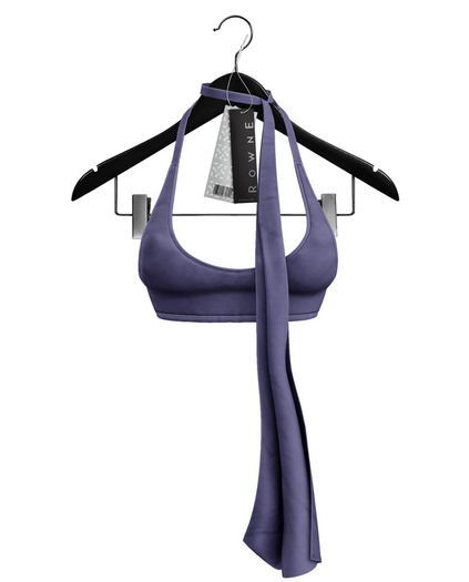 Rowne.Reine Halter Tank - Purple