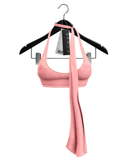 Rowne.Reine Halter Tank - Pink