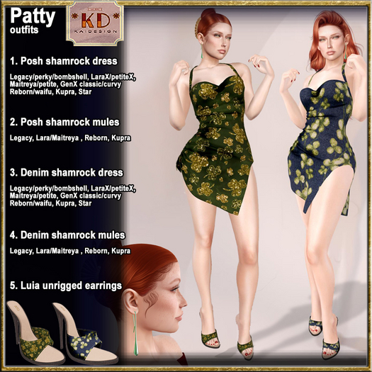 *KD* Patty outfit - shamrocks - Unpacked