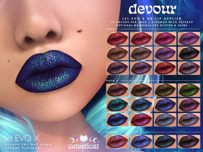 [Celesticat] Devour Lips - FATPACK
