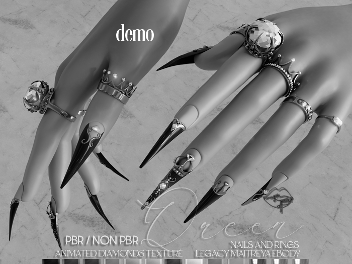 DEMO - Pure Poison - Queen Nails and Rings - Unpack