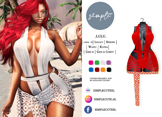 [simplecute] lULU - Red  //ADD ME//