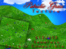 FULL PERM Patriotic Grass Seamless Texture - Terrain Compatible