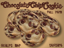 FULL PERM Chocolate Chip Cookie Sculpt Map & Texture