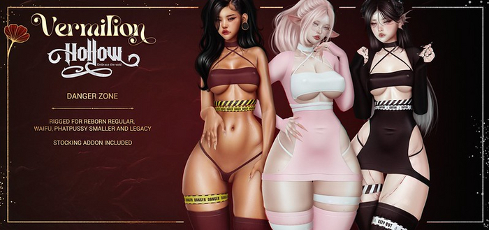 - Vermilion x Hollow - Danger Zone - Top [FATPACK]